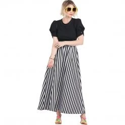 BURU White Label Sivas Statement Tee - Black With White Stitching - PRE-SALE Tops