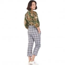 BURU White Label Bottoms Everyday Pants - Grey Plaid - Final Sale