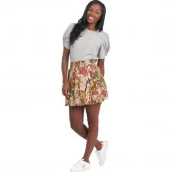 BURU White Label Smocked Skirt Mini - Blush Floral - Final Sale Clothing 29 BURU White Label Smocked Skirt Mini - Blush Floral - Final Sale Clothing