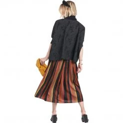 BURU White Label Clothing Boxy Turtleneck - Black Marble