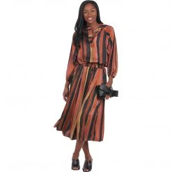 BURU White Label Drawstring Henley Blouse - Multi Stripe - Final Sale Clothing 25 BURU White Label Drawstring Henley Blouse - Multi Stripe - Final Sale Clothing