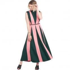 BURU White Label Dresses Jester Dress - Pink & Green