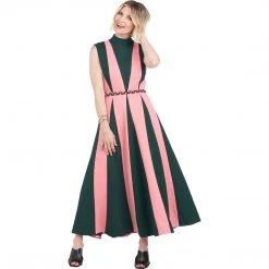 BURU White Label Dresses Jester Dress - Pink & Green