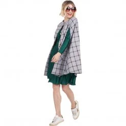 BURU White Label Pleated Mini Dress - Emerald Clothing