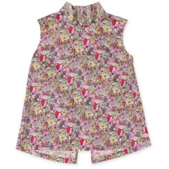 BURU White Label Sleeveless Mod Top - Pink Liberty Floral