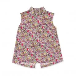 BURU White Label Sleeveless Mod Top - Pink Liberty Floral 27 BURU White Label Sleeveless Mod Top - Pink Liberty Floral