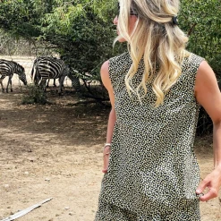 BURU White Label Sleeveless Mod Top - Yellow Rose Clothing