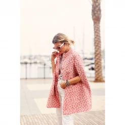 BURU Pink Label Sleeveless Ruffle Blouse - Candy Stripe Clothing