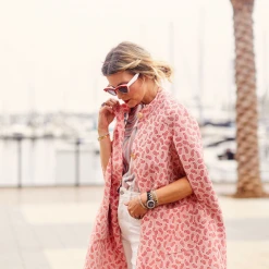 BURU Pink Label Sleeveless Ruffle Blouse - Candy Stripe Clothing