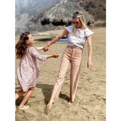 BURU White Label High Rise Sailor Jeans - Terracota Clothing