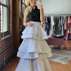 BURU Pink Label Clothing Pink Label Teagan - White & Black Swiss Dot - PRE-SALE 25 BURU Pink Label Clothing Pink Label Teagan - White & Black Swiss Dot - PRE-SALE