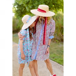 BURU White Label Clothing Slim Fit Boyfriend Shirtdress - Lady Liberty Print