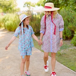 BURU White Label Clothing Slim Fit Boyfriend Shirtdress - Lady Liberty Print