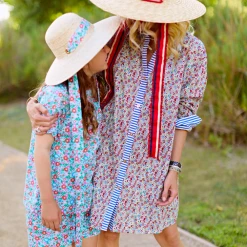 BURU White Label Clothing Slim Fit Boyfriend Shirtdress - Lady Liberty Print