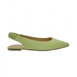 Buru Accessories Sling Back Flats - Mint