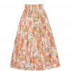 BURU White Label Clothing Smocked Waist MAXI Skirt - Floral