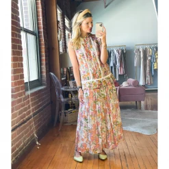 BURU White Label Clothing Smocked Waist MAXI Skirt - Floral 23 BURU White Label Clothing Smocked Waist MAXI Skirt - Floral