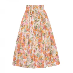 BURU White Label Clothing Smocked Waist MAXI Skirt - Floral 25 BURU White Label Clothing Smocked Waist MAXI Skirt - Floral