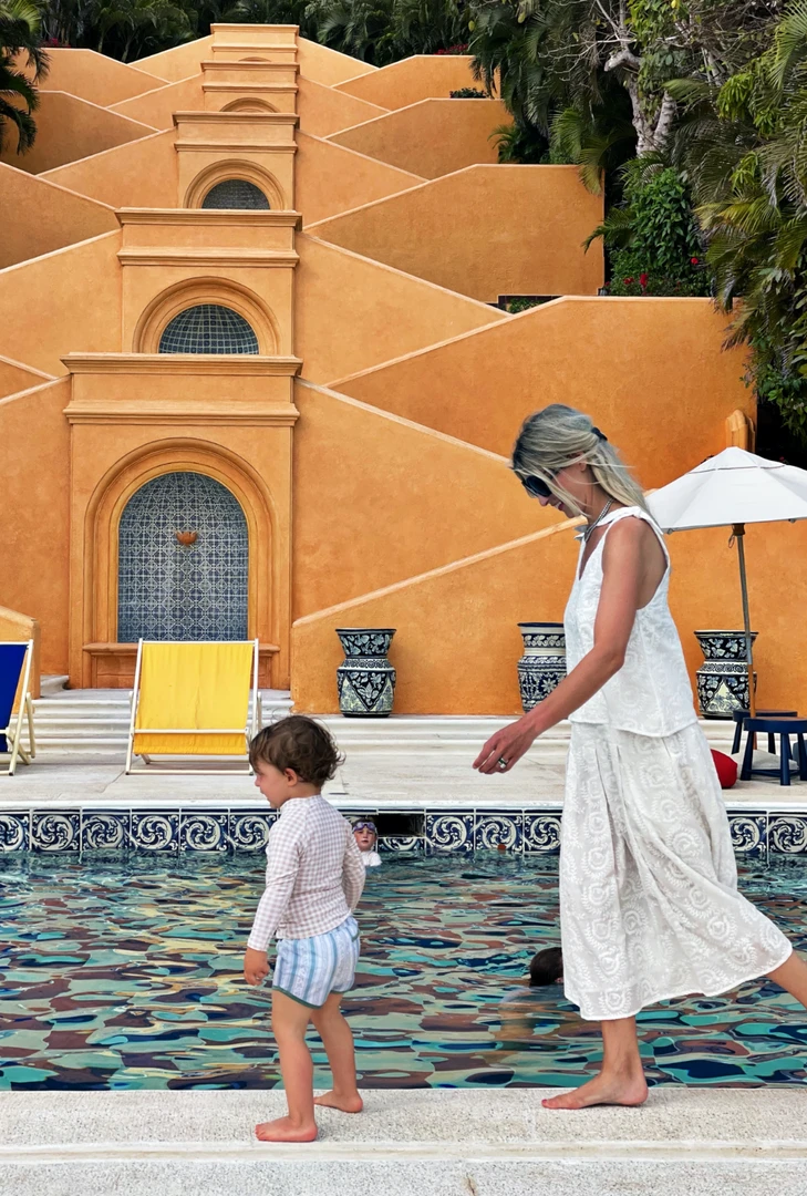 BURU White Label Smocked Waist MIDI Skirt - White Embroidery 10 BURU White Label Smocked Waist MIDI Skirt - White Embroidery