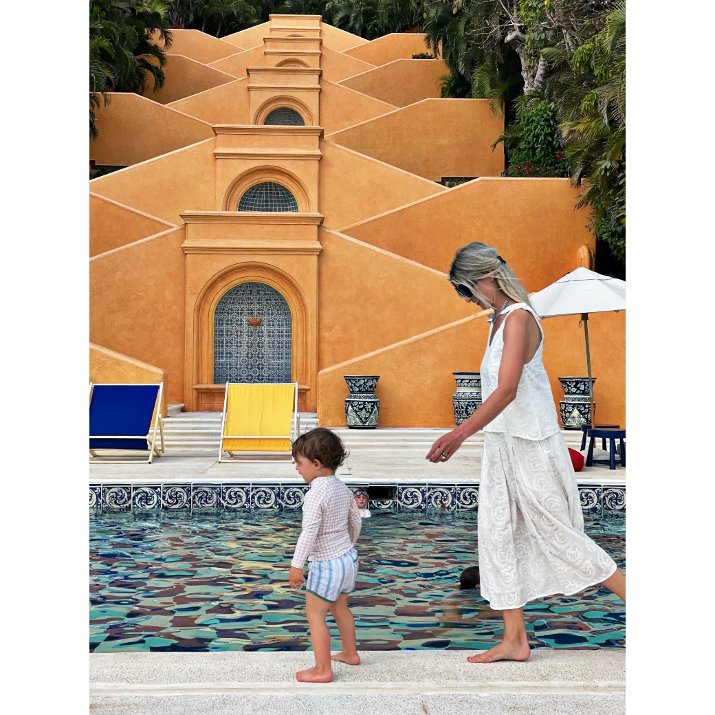 BURU White Label Smocked Waist MIDI Skirt - White Embroidery 17 BURU White Label Smocked Waist MIDI Skirt - White Embroidery