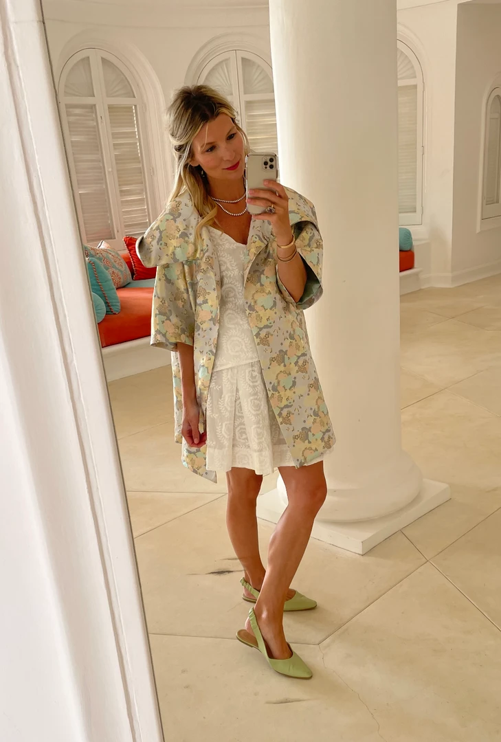 BURU White Label Smocked Waist Skirt - White Embroidery 8 BURU White Label Smocked Waist Skirt - White Embroidery