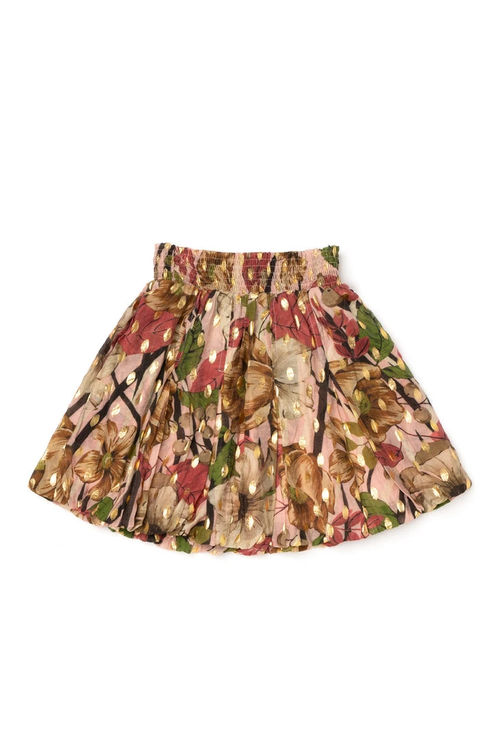 BURU White Label Smocked Skirt Mini - Blush Floral - Final Sale Clothing 3 BURU White Label Smocked Skirt Mini - Blush Floral - Final Sale Clothing