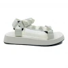 Buru Accessories Studded Velcro Sandals - White