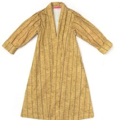 BURU Pink Label Swing Coat Knee Length - Chartreuse Cotton Twill- PRE-SALE Clothing