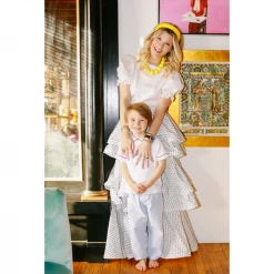 BURU Pink Label Clothing Pink Label Teagan - White & Black Swiss Dot - PRE-SALE 29 BURU Pink Label Clothing Pink Label Teagan - White & Black Swiss Dot - PRE-SALE