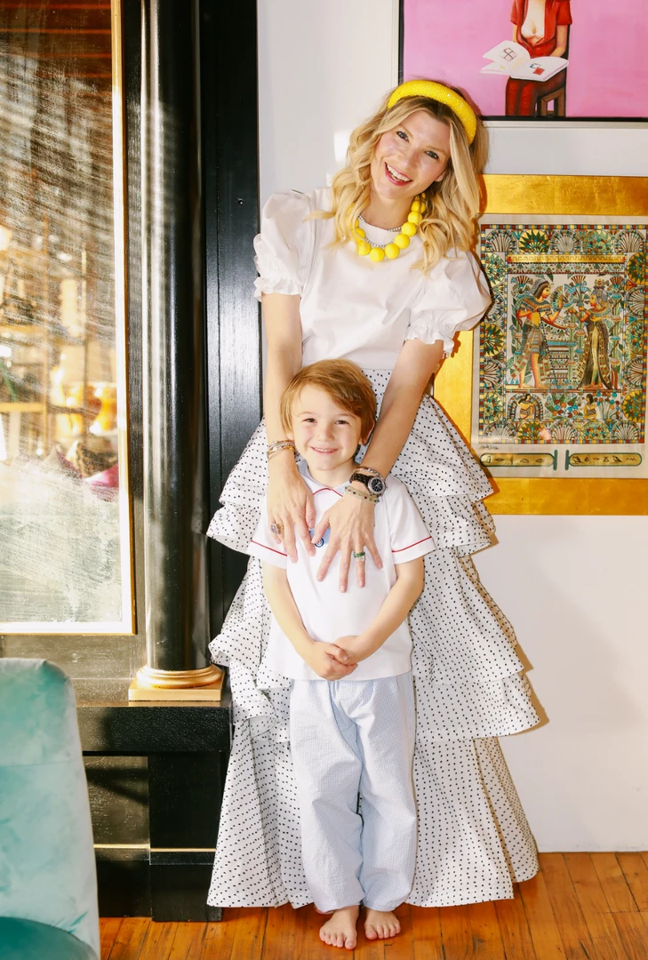 BURU Pink Label Clothing Pink Label Teagan - White & Black Swiss Dot - PRE-SALE 7 BURU Pink Label Clothing Pink Label Teagan - White & Black Swiss Dot - PRE-SALE