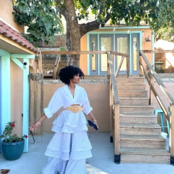 BURU Pink Label Clothing Pink Label Teagan - White & Black Swiss Dot - PRE-SALE 24 BURU Pink Label Clothing Pink Label Teagan - White & Black Swiss Dot - PRE-SALE