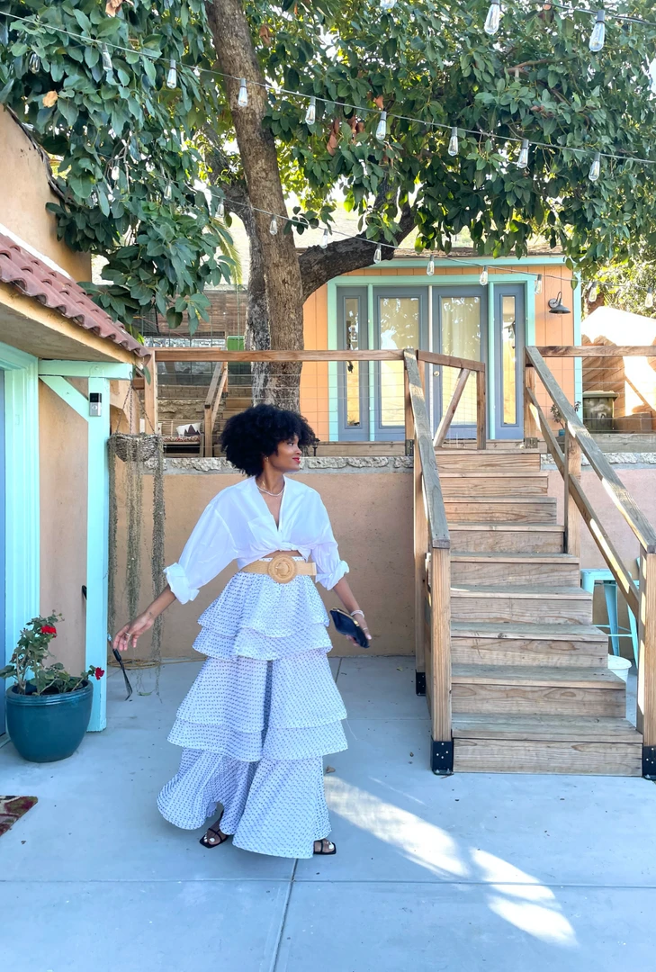 BURU Pink Label Clothing Pink Label Teagan - White & Black Swiss Dot - PRE-SALE 9 BURU Pink Label Clothing Pink Label Teagan - White & Black Swiss Dot - PRE-SALE