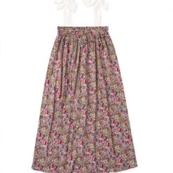 BURU White Label Tie Top MIDI Dress - Pink Liberty Floral
