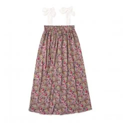 BURU White Label Tie Top MIDI Dress - Pink Liberty Floral