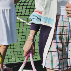 BURU White Label Clothing Tennis Cardigan - Navy Colorblock