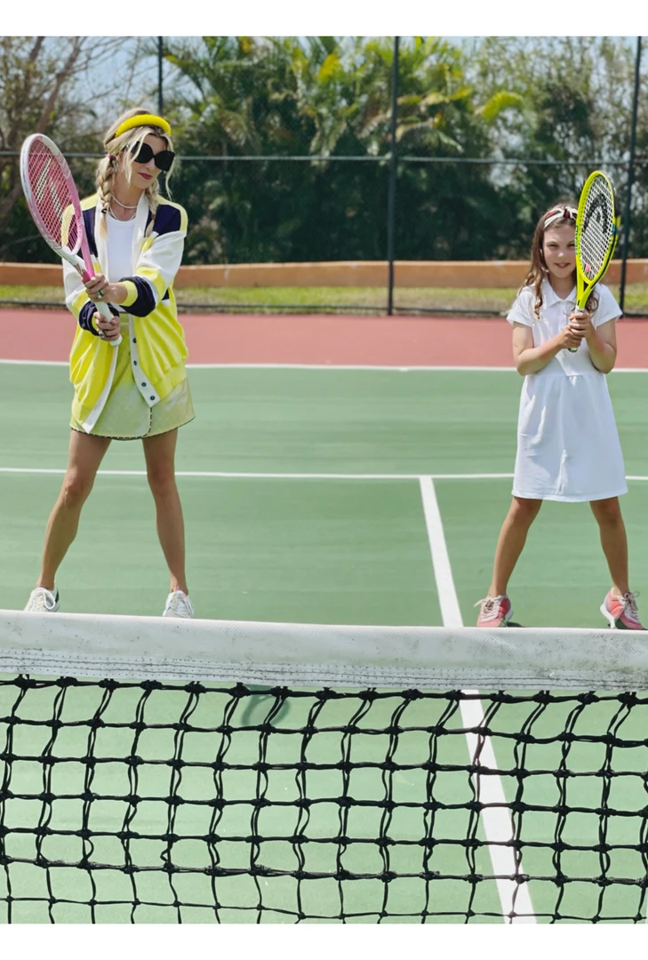 BURU White Label Tennis Cardigan - Yellow Colorblock Clothing 5 BURU White Label Tennis Cardigan - Yellow Colorblock Clothing