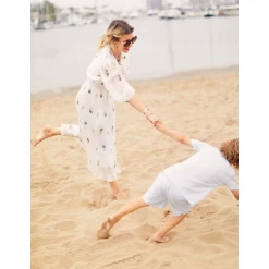 BURU White Label Clothing The Blanche Dress Midi - White Daisy