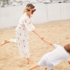 BURU White Label Clothing The Blanche Dress Midi - White Daisy