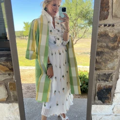 BURU White Label Clothing The Blanche Dress Midi - White Daisy