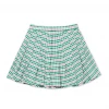 BURU White Label The Classic Pleated Tennis Skirt - Green & Pink Plaid 2 BURU White Label The Classic Pleated Tennis Skirt - Green & Pink Plaid