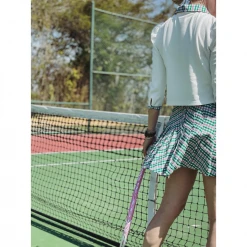 BURU White Label The Classic Pleated Tennis Skirt - Green & Pink Plaid 24 BURU White Label The Classic Pleated Tennis Skirt - Green & Pink Plaid