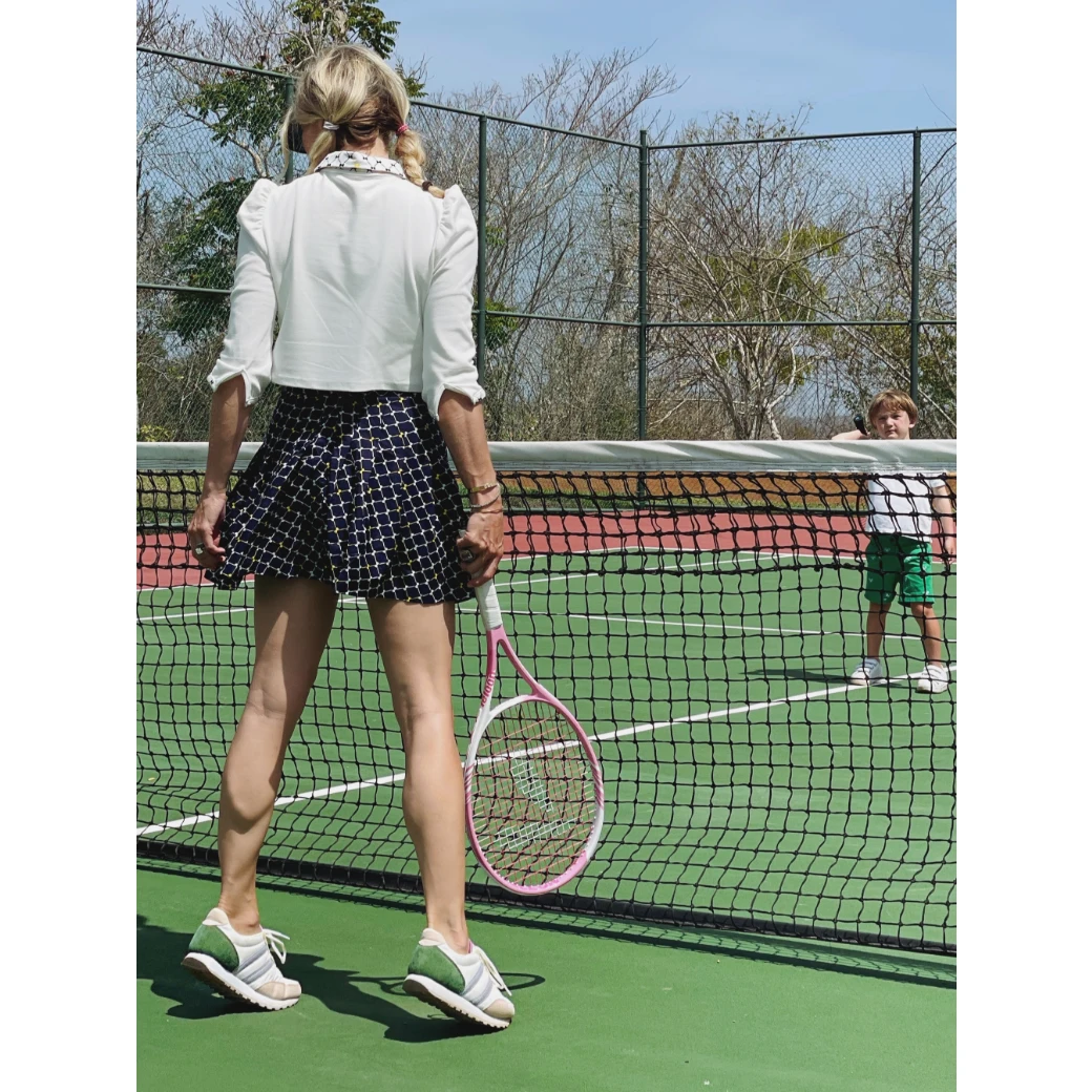 BURU White Label The Classic Pleated Tennis Skirt - Navy Bows Clothing 11 BURU White Label The Classic Pleated Tennis Skirt - Navy Bows Clothing