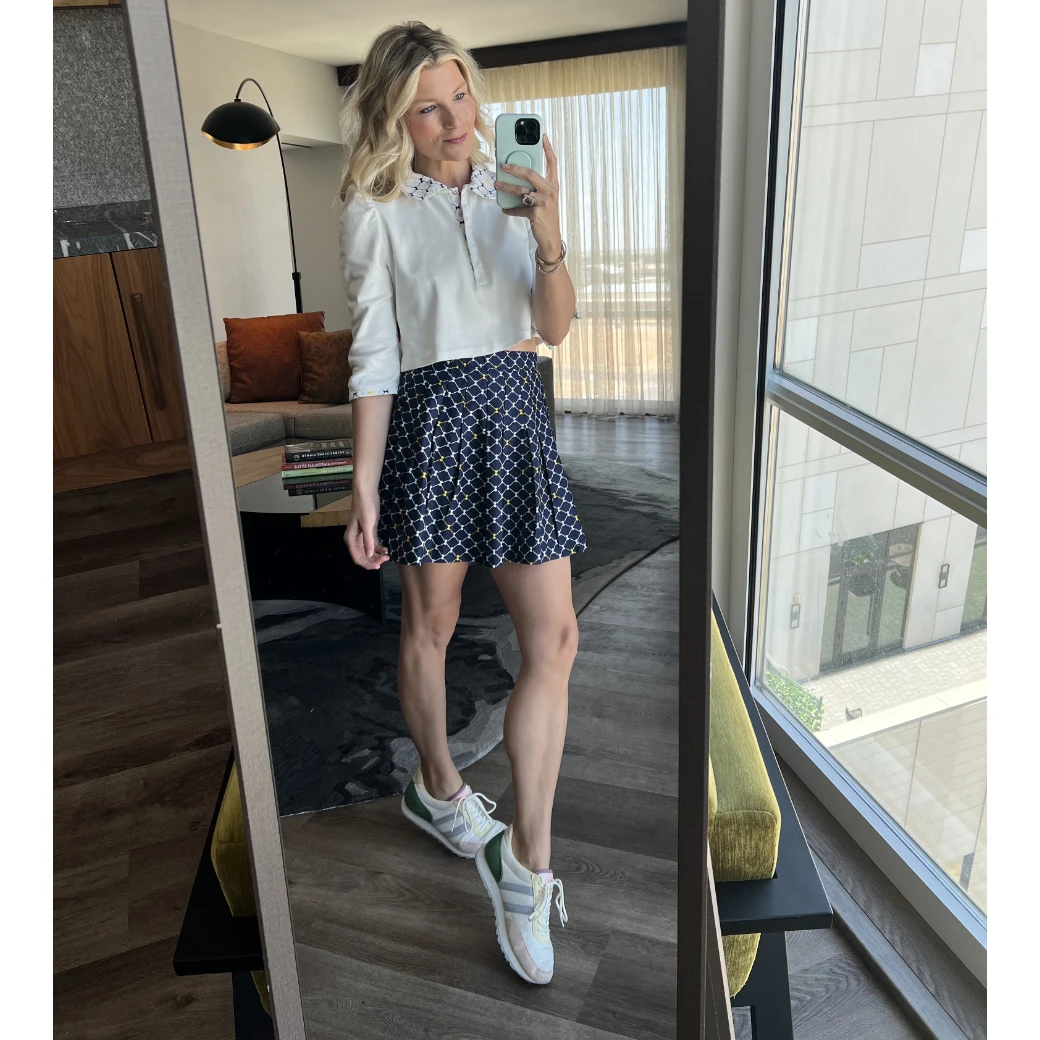 BURU White Label The Classic Pleated Tennis Skirt - Navy Bows Clothing 13 BURU White Label The Classic Pleated Tennis Skirt - Navy Bows Clothing