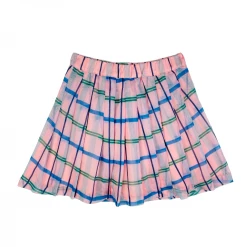 BURU White Label The Classic Pleated Tennis Skirt - Pink & Blue Plaid 13 BURU White Label The Classic Pleated Tennis Skirt - Pink & Blue Plaid