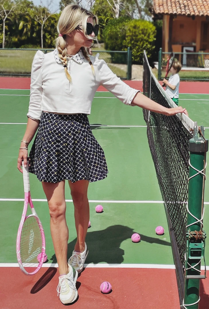 BURU White Label The Classic Pleated Tennis Skirt - Navy Bows Clothing 6 BURU White Label The Classic Pleated Tennis Skirt - Navy Bows Clothing