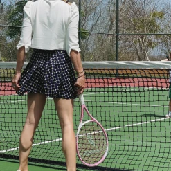 BURU White Label The Classic Pleated Tennis Skirt - Navy Bows Clothing 16 BURU White Label The Classic Pleated Tennis Skirt - Navy Bows Clothing