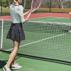 BURU White Label The Classic Pleated Tennis Skirt - Navy Bows Clothing 18 BURU White Label The Classic Pleated Tennis Skirt - Navy Bows Clothing