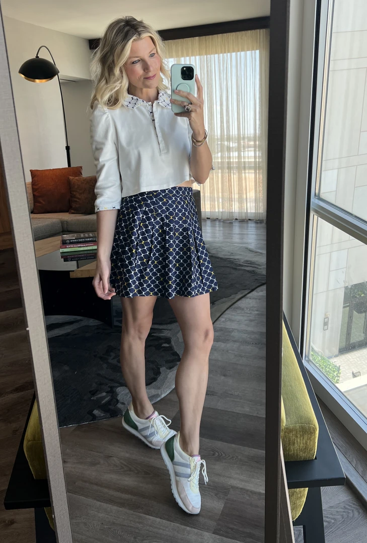 BURU White Label The Classic Pleated Tennis Skirt - Navy Bows Clothing 8 BURU White Label The Classic Pleated Tennis Skirt - Navy Bows Clothing