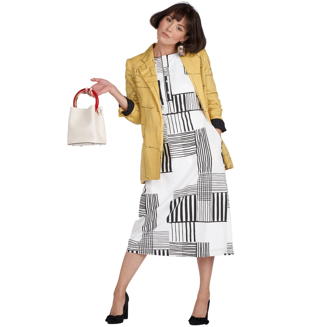 BURU White Label Clothing The Day Dress - Black And White - Final Sale 15 BURU White Label Clothing The Day Dress - Black And White - Final Sale