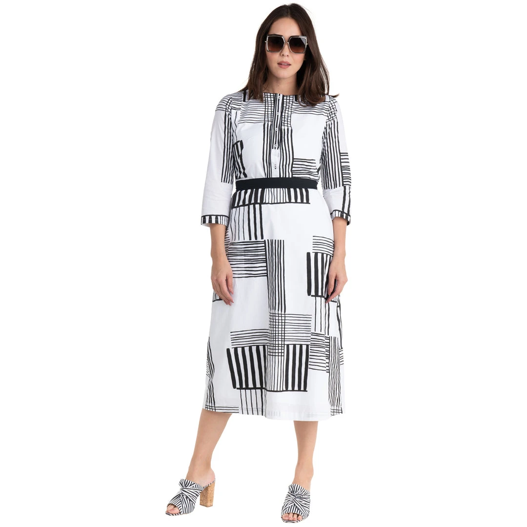 BURU White Label Clothing The Day Dress - Black And White - Final Sale 18 BURU White Label Clothing The Day Dress - Black And White - Final Sale